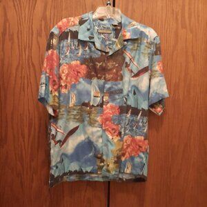 NEW ! Natural Identity Four Queens Casino/Hotel Las Vegas Hawaii Shirt Size L